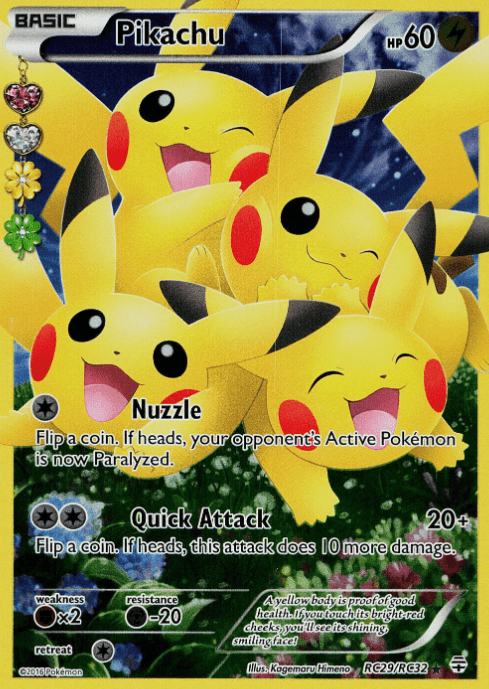 Pikachu Full Art Radiant Collection Generations
