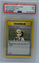Base Set 1st Edition PROFESSOR OAK #88/102 PSA 7 1999 Pokemon Card Game